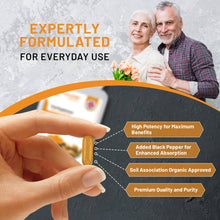 Cargar imagen en el visor de la galería, Cúrcuma Orgánica Curcumina 720 mg – 120 Cápsulas / Organic Turmeric Curcumin 720mg - 120 Capsules