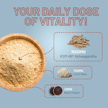 Load image into Gallery viewer, Tabletas de KSM-66 Ashwagandha y Melena de León / KSM-66 Ashwagandha and Lions Mane Tablets