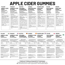 Load image into Gallery viewer, Vinagre de Manzana en Gomitas Veganas 1000 mg – Alta Potencia / Vegan Apple Cider Vinegar Gummies | High Strength 1000mg