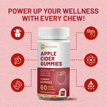 Load image into Gallery viewer, Vinagre de Manzana en Gomitas Veganas 1000 mg – Alta Potencia / Vegan Apple Cider Vinegar Gummies | High Strength 1000mg