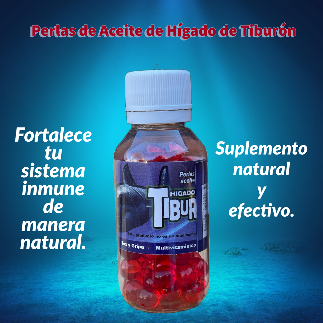 Perlas de Aceite de Hígado de Tiburón