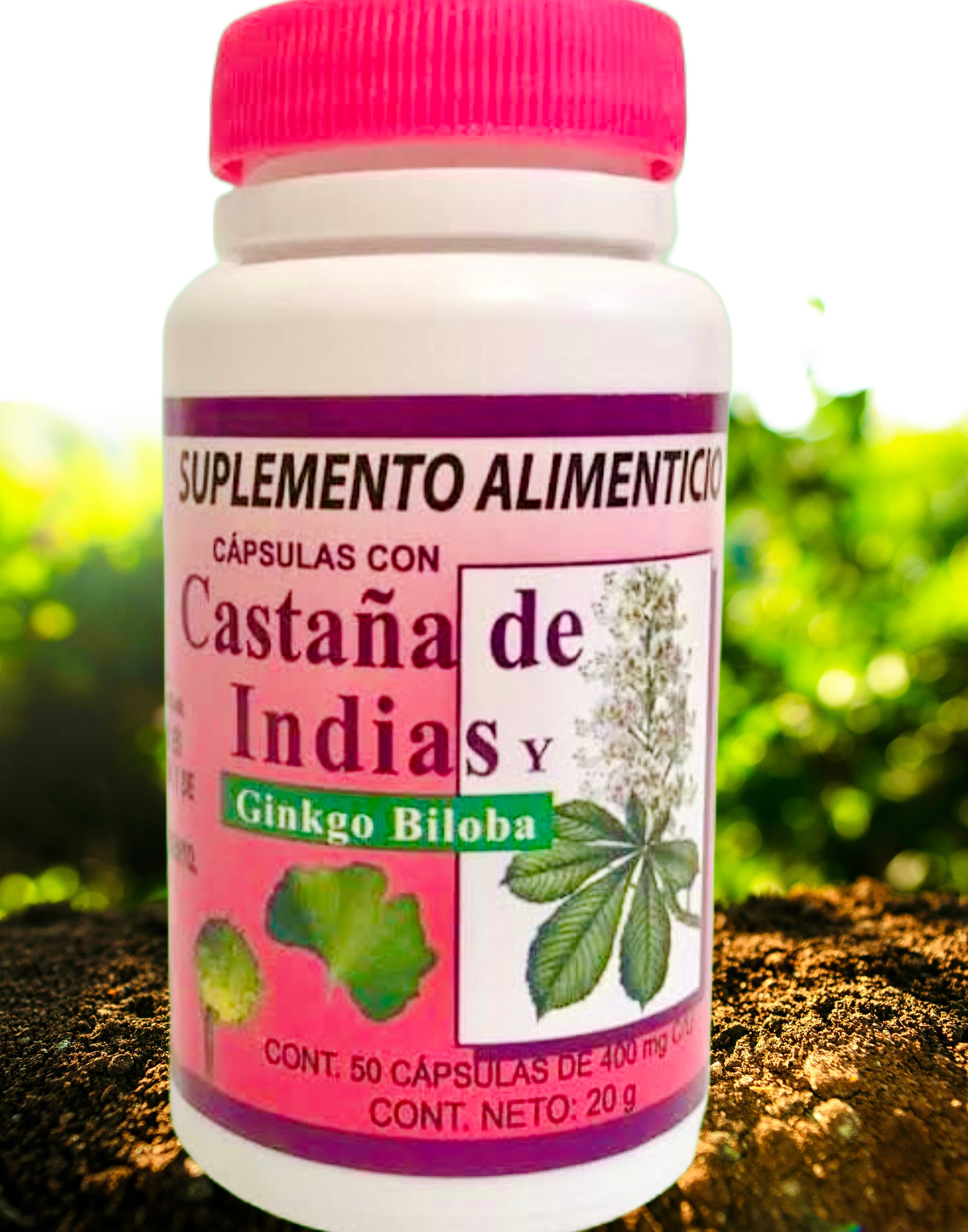 Castaña de Indias cápsulas
