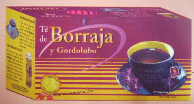 Te De Borraja Y Gordolobo, 25 sobres.