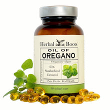 Cargar imagen en el visor de la galería, Cápsulas de Aceite de Orégano Herbal Roots/ Herbal Roots Oil of Oregano Capsules
