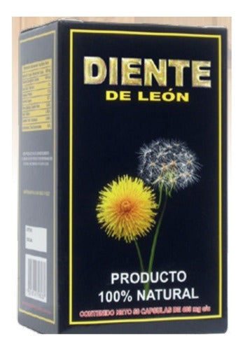 Diente De León, Cápsulas, Extracto, Orgánico, 50 Capsulas. Sabor Insaboro