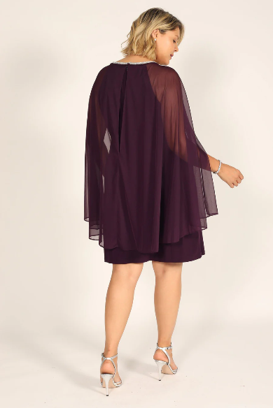 Floaty chiffon sleeves dress