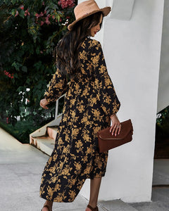 FLORAL HEM DRESS