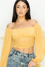 Cargar imagen en el visor de la galería, SUMMER IT UP SQUARE NECK BLOUSE
