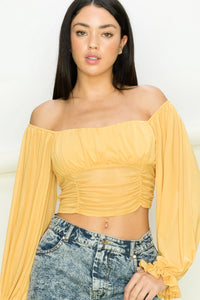 SUMMER IT UP SQUARE NECK BLOUSE