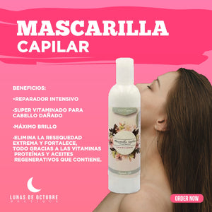 MASCARILLA CAPILAR FORMULA RAPUNZEL 100% ORGANICO