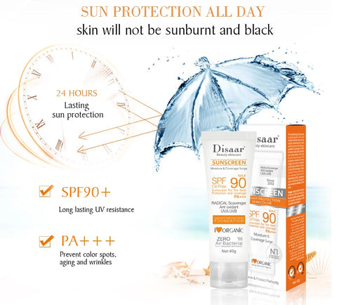 CREMA HIDRATANTE CON PROTECCIÓN SOLAR SPF90