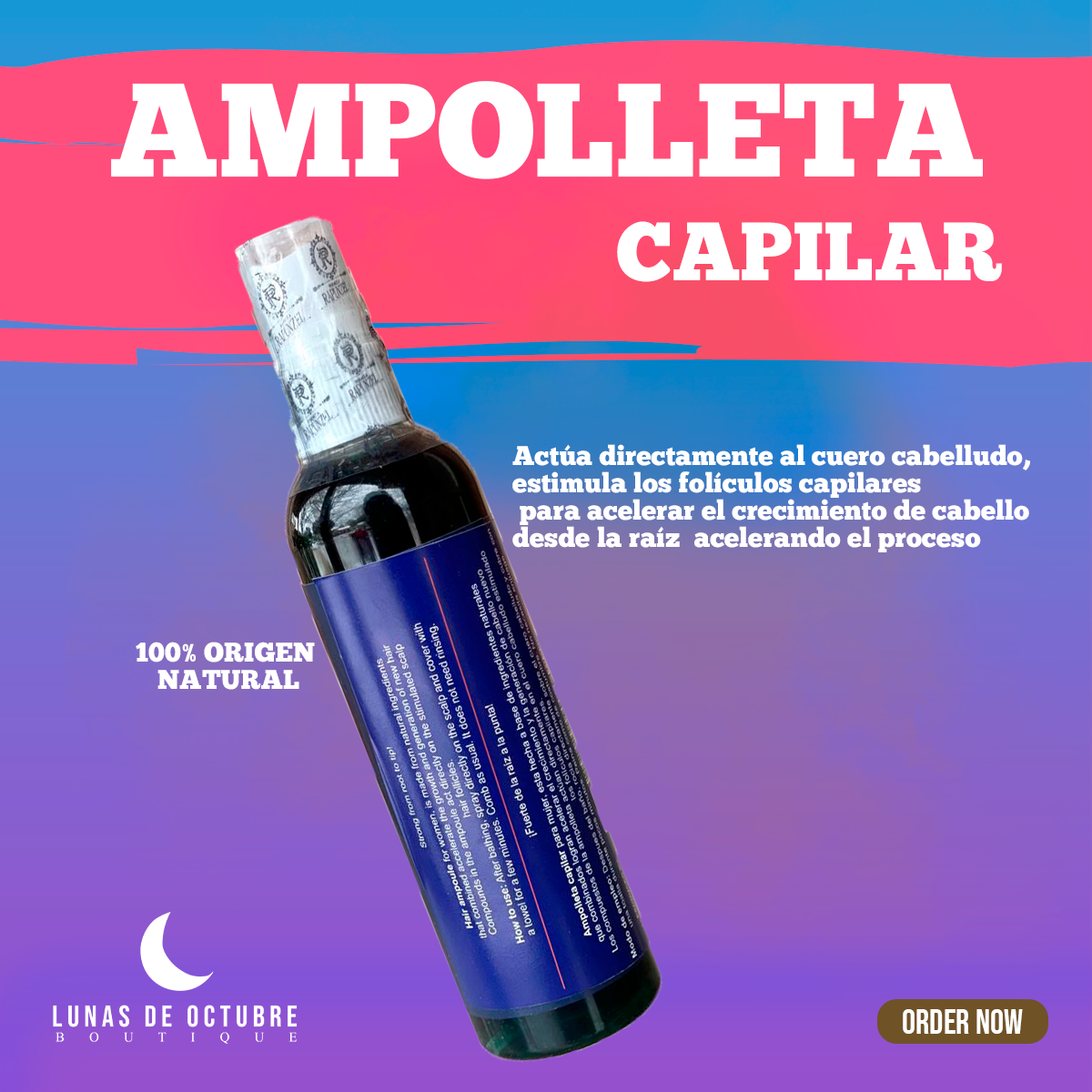 AMPOLLETA CAPILAR RAPUNZEL