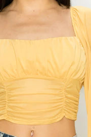 SUMMER IT UP SQUARE NECK BLOUSE