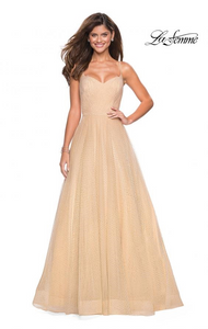 Tulle ball sparkly rhinestones gown